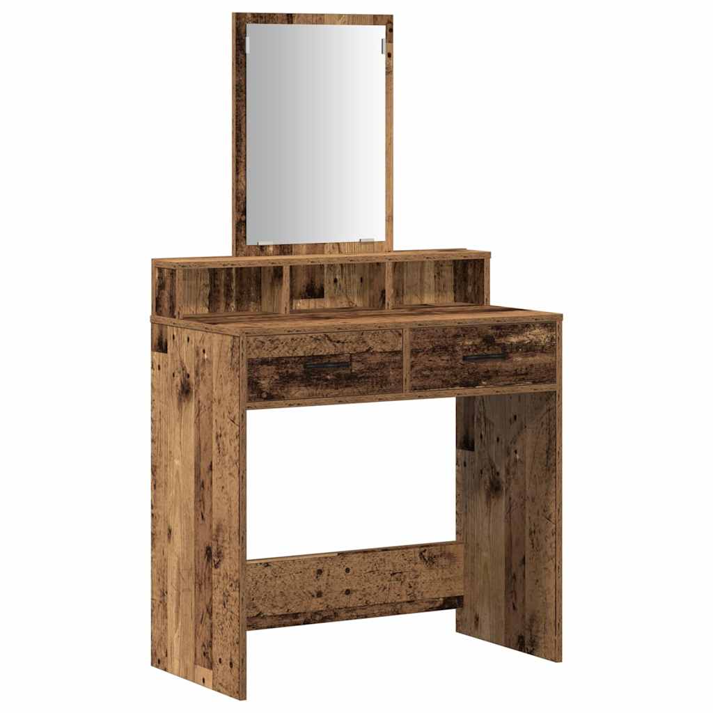 Klædeskab Gammelt træ 79 x 41 x 140 cm Konstrueret træ