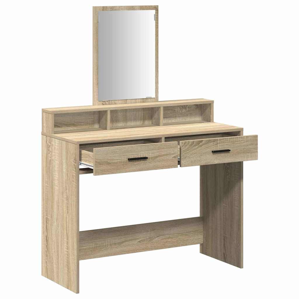 Klædeskab med hylde Sonoma eg 100 x 41 x 140 cm Konstrueret træ