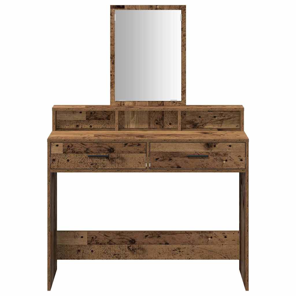 Klædeskab Gammelt træ 100 x 41 x 140 cm Konstrueret træ