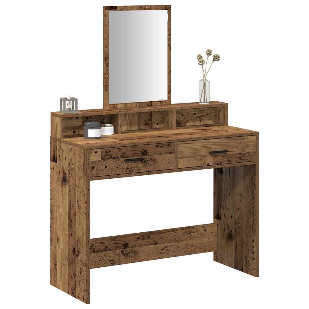 Klædeskab Gammelt træ 100 x 41 x 140 cm Konstrueret træ