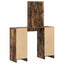 Klædeskab Brun 102 x 33 x 135 cm Konstrueret træ