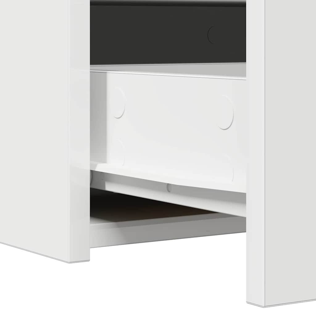 Klædeskab med skuffe Hvid 60 x 40 x 70 cm Konstrueret træ