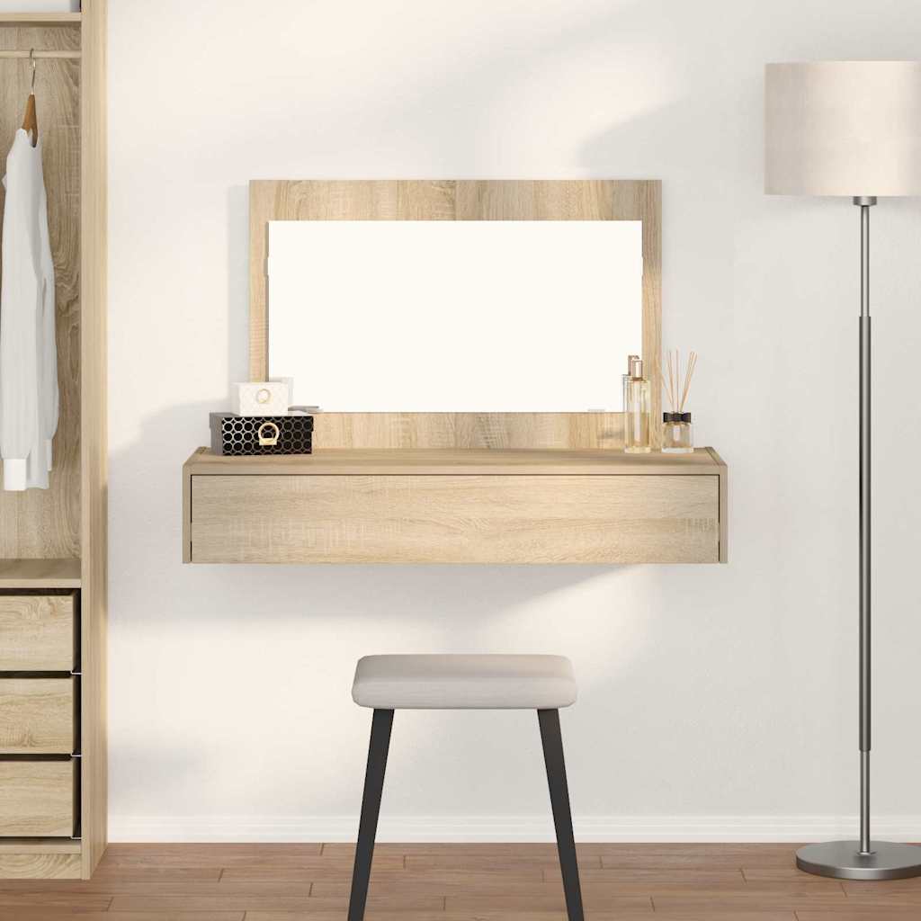 Klædeskab med skuffe Brun 100 x 40 x 70 cm Konstrueret træ billede