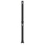 Udendørs Solbruser Sort 217 cm PVC og Aluminium