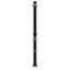 Udendørs Solbruser Sort 217 cm PVC og Aluminium