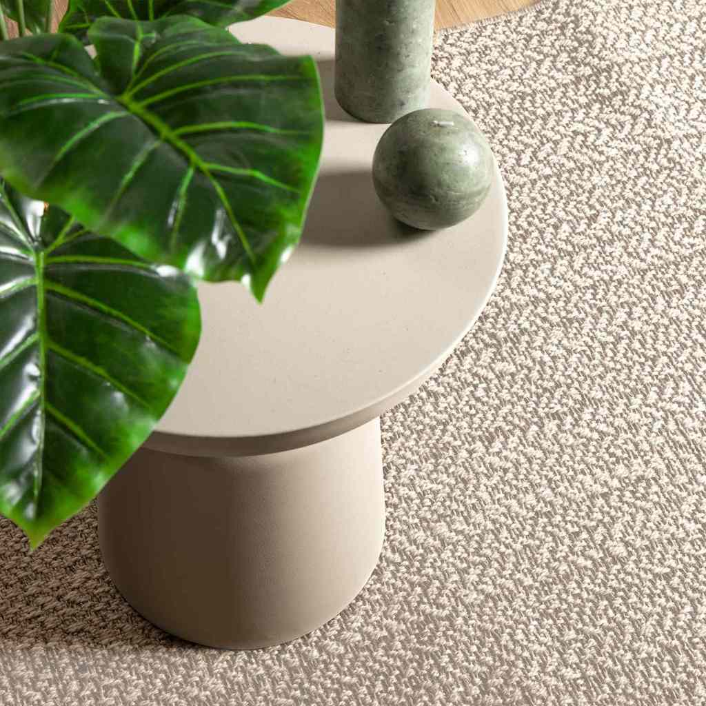 Tæppe ZIZUR Cremefarvet 150 x 80 cm Polypropylen
