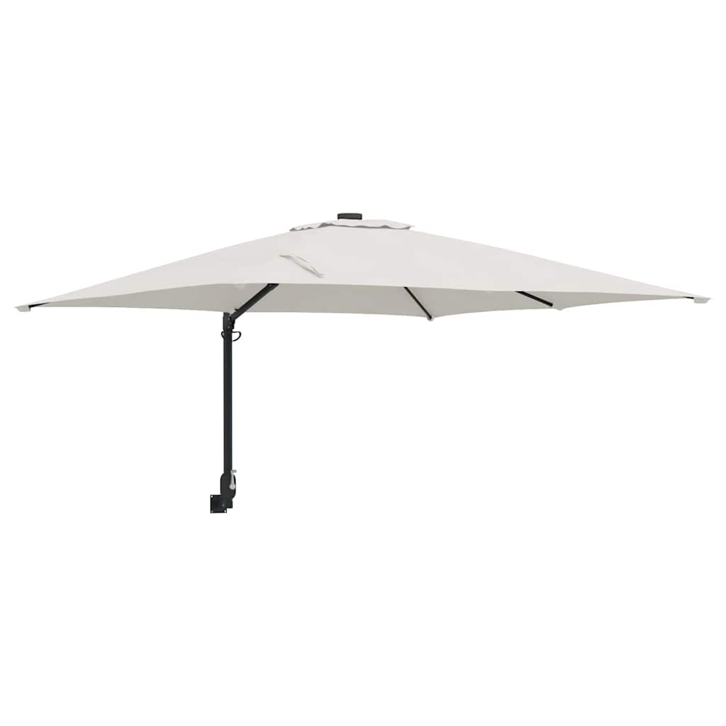 Havesol Sandfarvet 248,5 x 247,5 x 160 cm Polyester og Stål