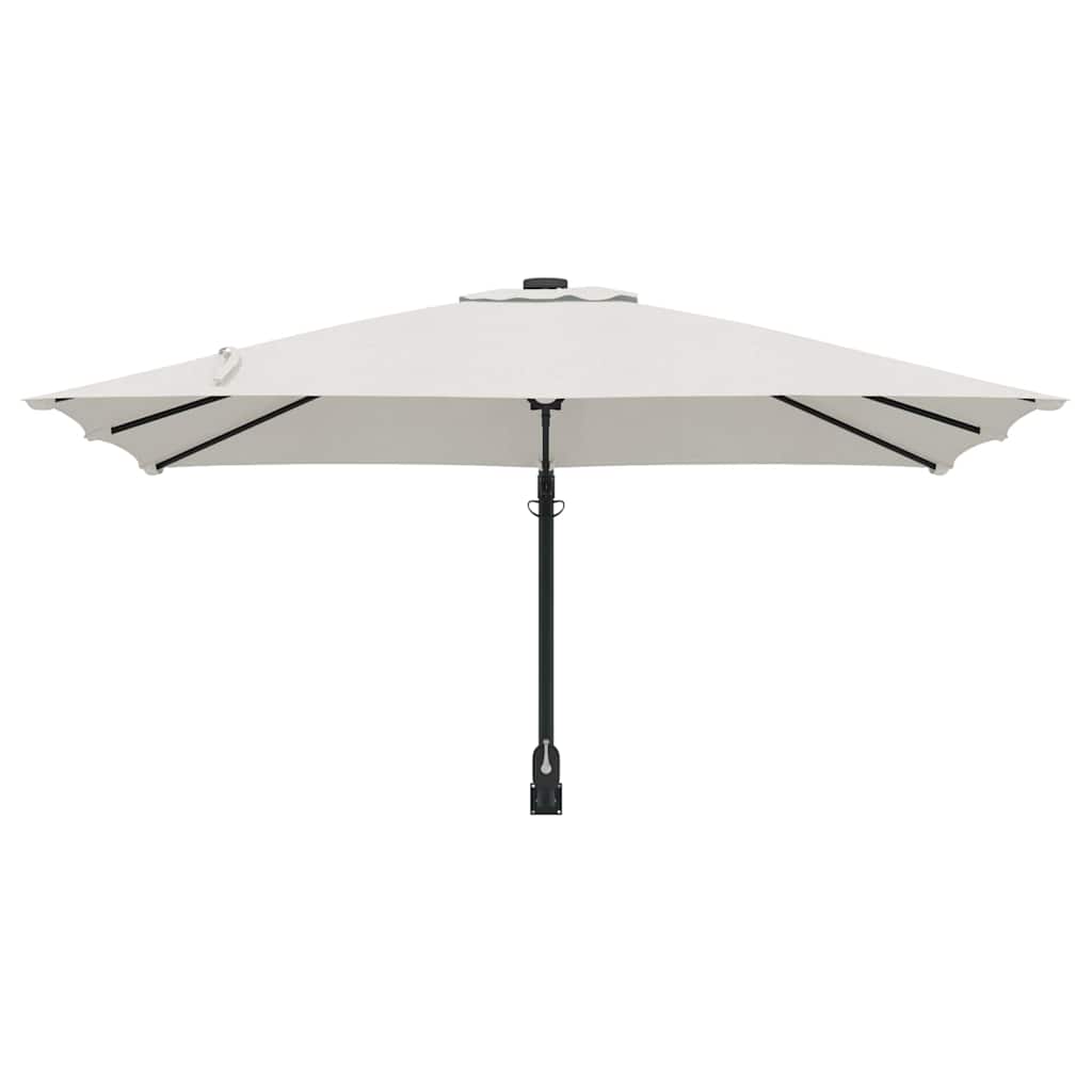 Havesol Sandfarvet 248,5 x 247,5 x 160 cm Polyester og Stål
