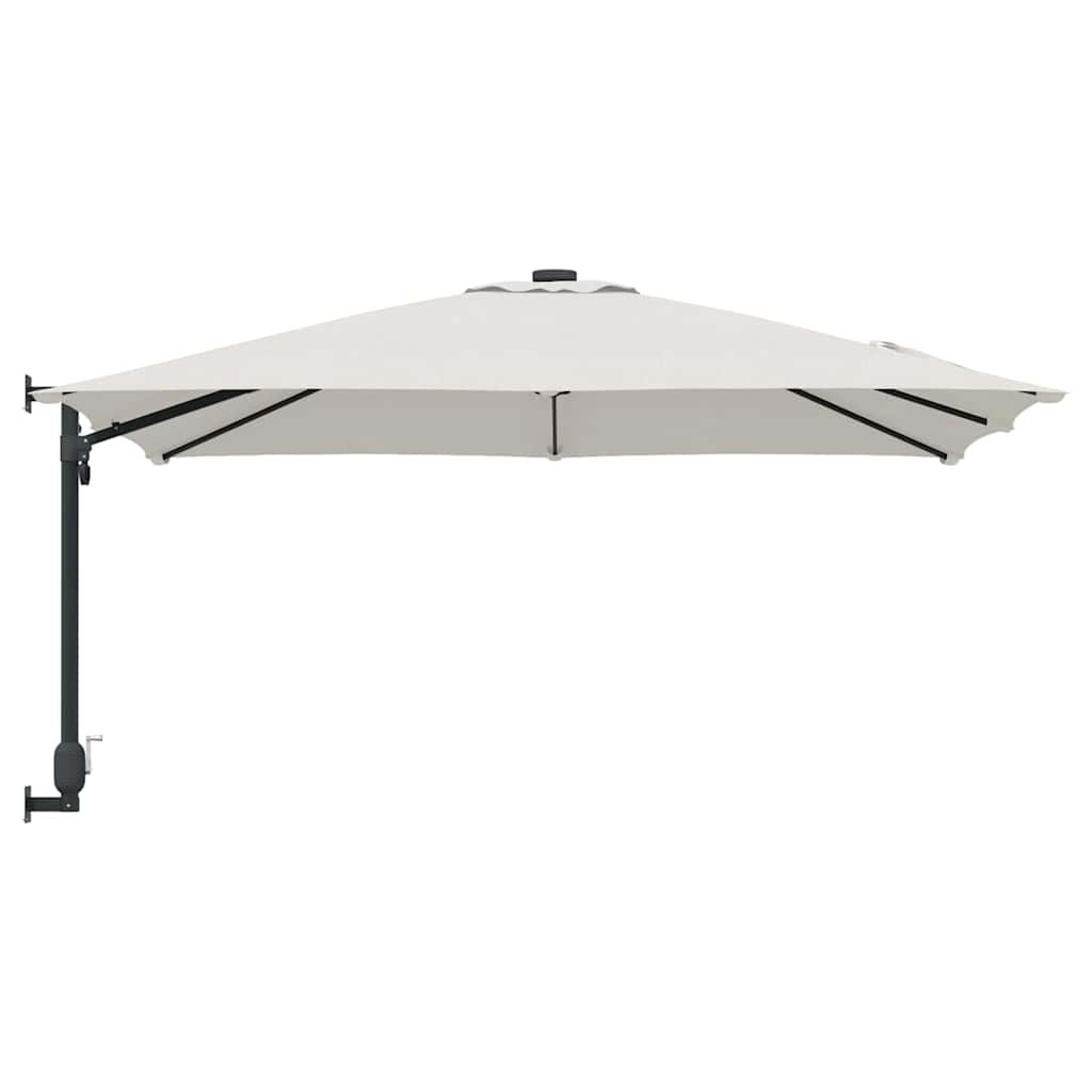 Havesol Sandfarvet 248,5 x 247,5 x 160 cm Polyester og Stål