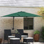 Havesol Grøn 248,5 x 247,5 x 160 cm Polyester og Stål