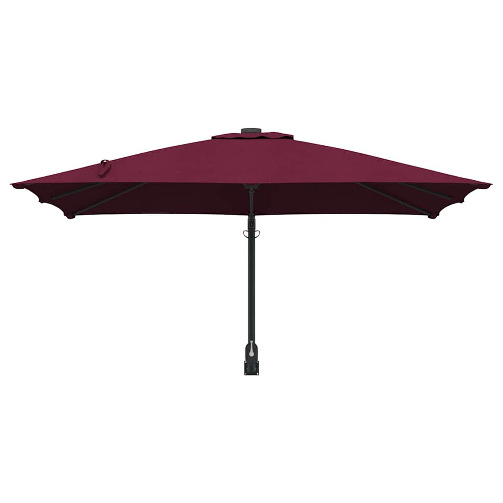 Havesol Bordeaux Rød 248,5 x 247,5 x 160 cm Polyester og Stål