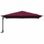Havesol Bordeaux Rød 248,5 x 247,5 x 160 cm Polyester og Stål