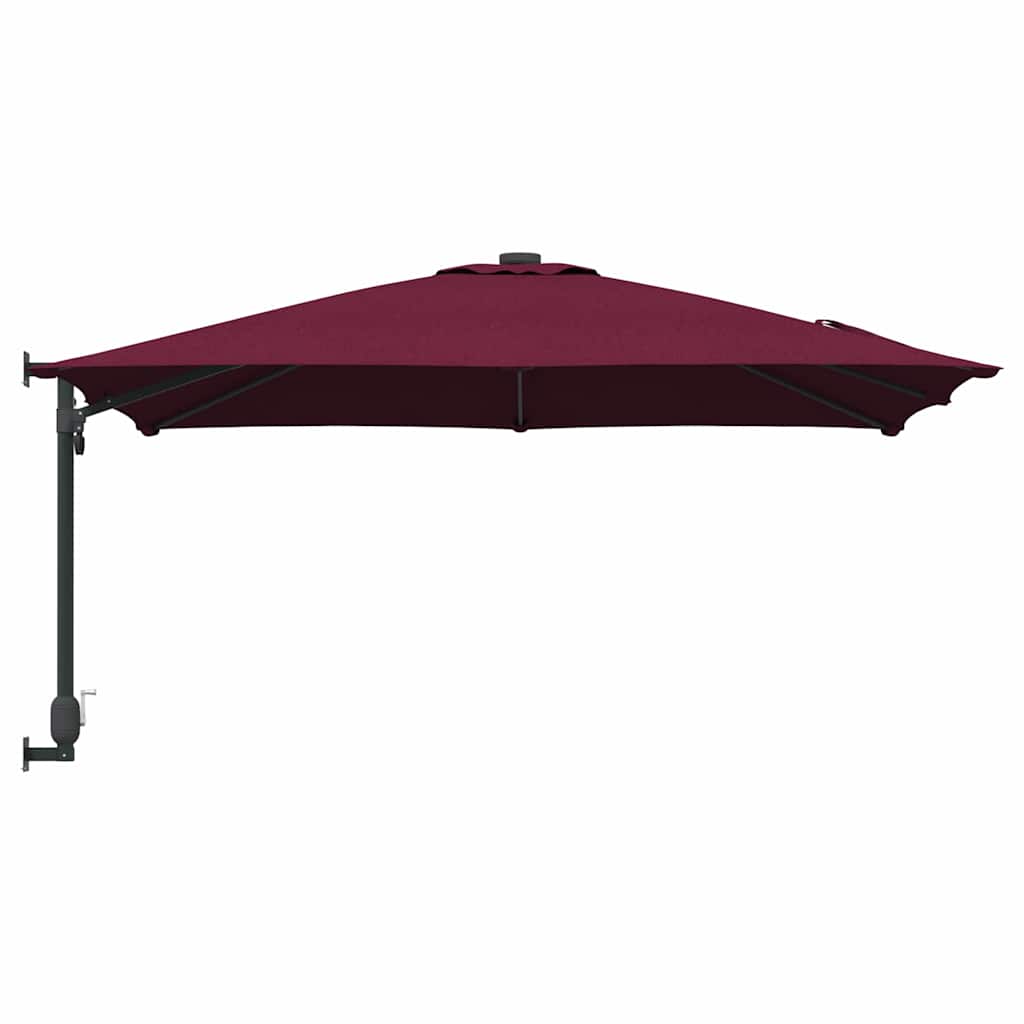 Havesol Bordeaux Rød 248,5 x 247,5 x 160 cm Polyester og Stål