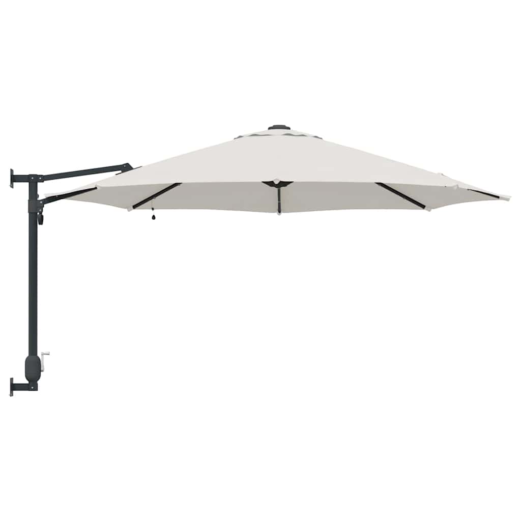 Havesol Sandfarvet 248 x 248 x 148 cm Polyester og Stål