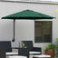 Havesol Grøn 248 x 248 x 148 cm Polyester og Stål