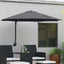 Havesol Antracit 248 x 248 x 148 cm Polyester og Stål