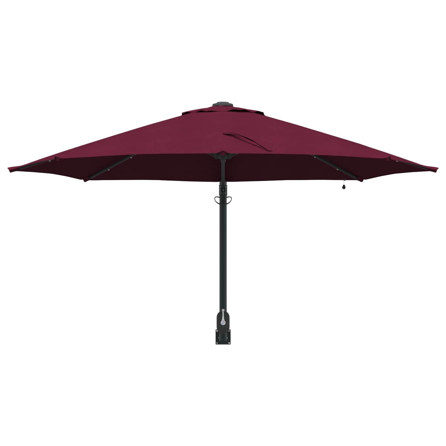 Havesol 248 x 248 x 148 cm Polyester og Stål Bordeaux Rød