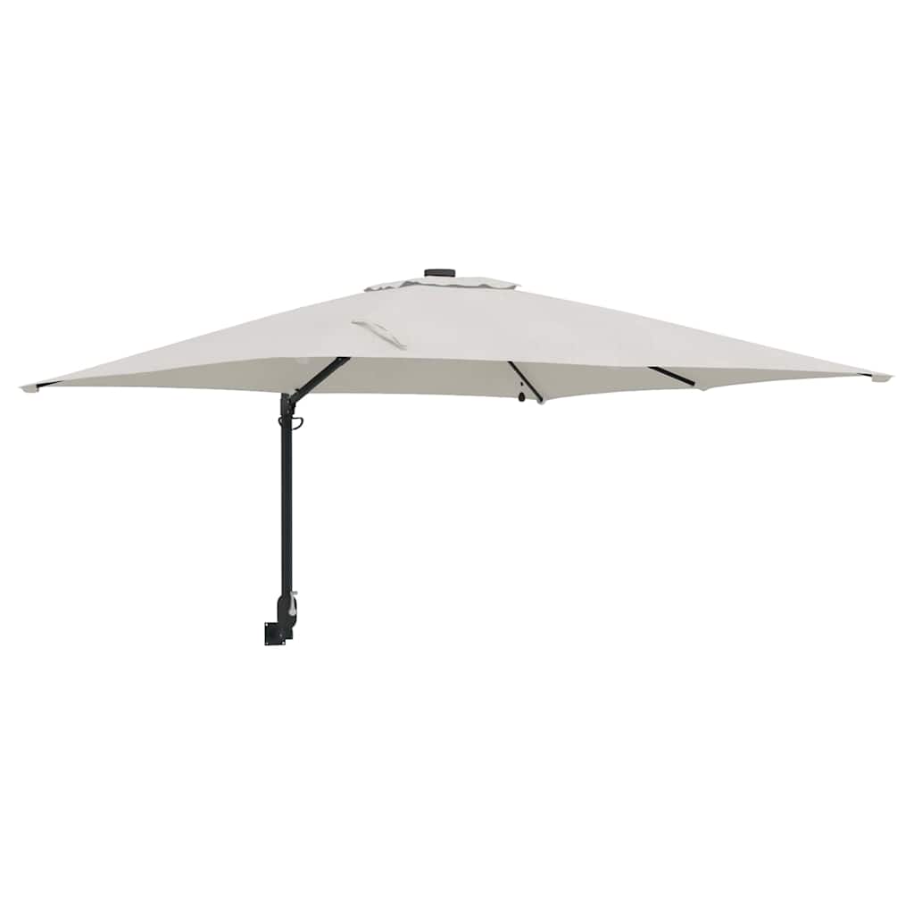Havesol Sandfarvet 248,5 x 247,5 x 160 cm Polyester og Stål