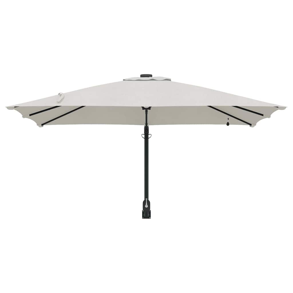 Havesol Sandfarvet 248,5 x 247,5 x 160 cm Polyester og Stål