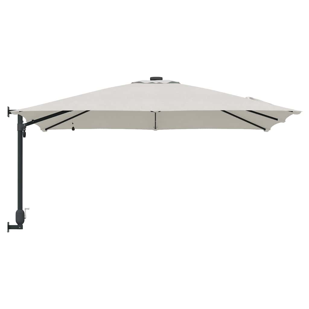 Havesol Sandfarvet 248,5 x 247,5 x 160 cm Polyester og Stål