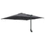Havesol Antracit 248,5 x 247,5 x 160 cm Polyester og Stål