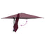 Havesol Bordeaux Rød 248,5 x 247,5 x 160 cm Polyester og Stål