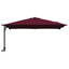 Havesol Bordeaux Rød 248,5 x 247,5 x 160 cm Polyester og Stål