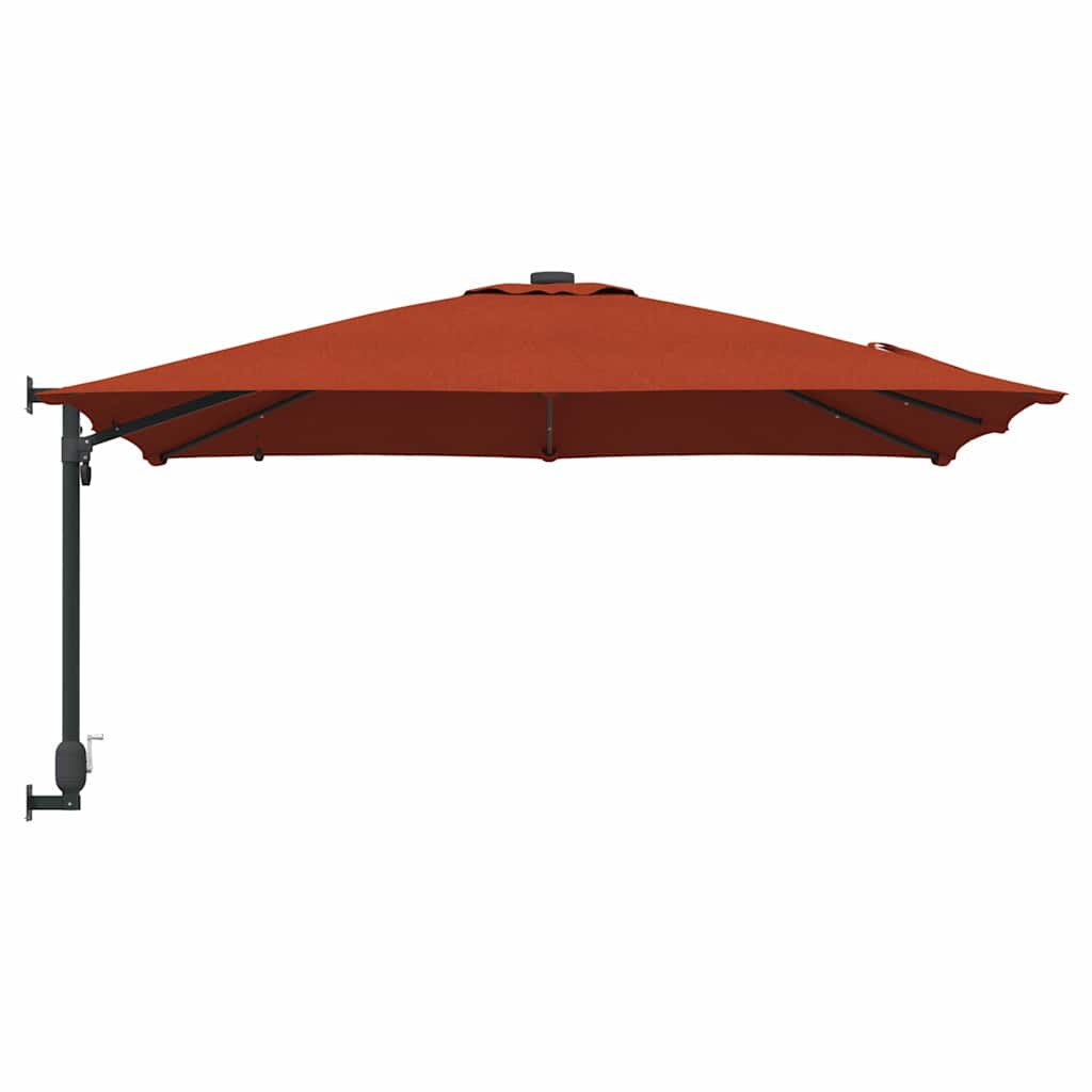 Havesol Terrakotta 248,5 x 247,5 x 160 cm Polyester og Stål