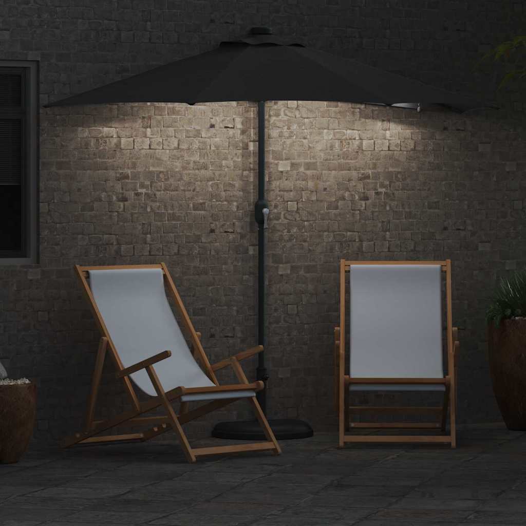 Havesol Antracit 294 x 150 x 223 cm Polyester og Stål