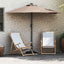 Havesol 294 x 150 x 223 cm Polyester og Stål Gråbrun