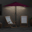 Havesol Bordeaux Rød 294 x 150 x 223 cm Polyester og Stål