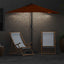 Havesol Terrakotta 294 x 150 x 223 cm Polyester og Stål