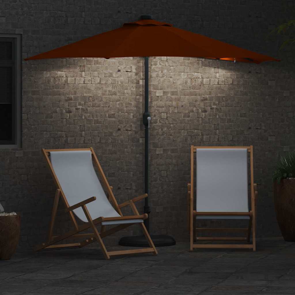 Havesol Terrakotta 294 x 150 x 223 cm Polyester og Stål
