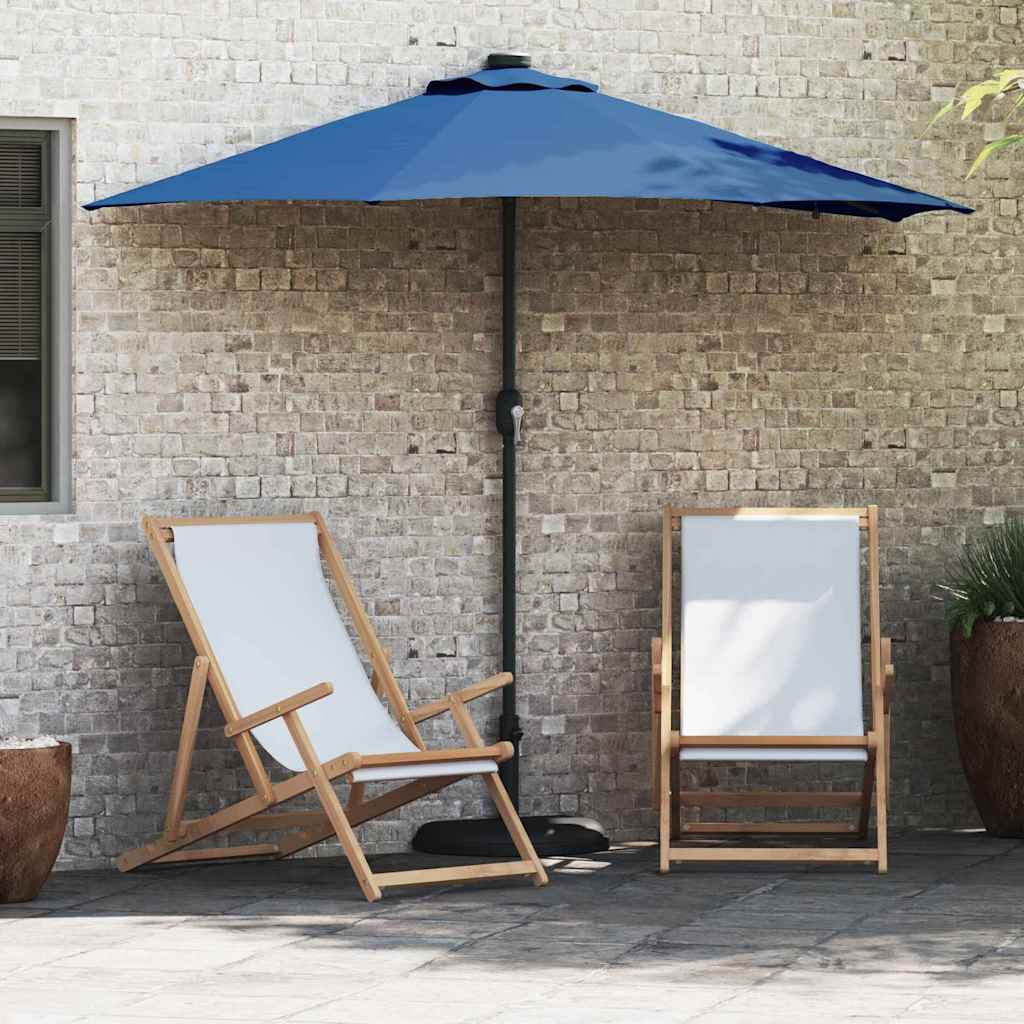Havesol 294 x 150 x 223 cm Polyester og Stål Azurblå