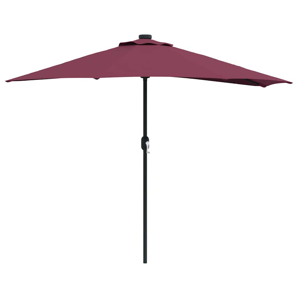 Havesol 294 x 150 x 224 cm Polyester og Stål Bordeaux Rød