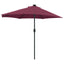 Havesol 294 x 150 x 224 cm Polyester og Stål Bordeaux Rød
