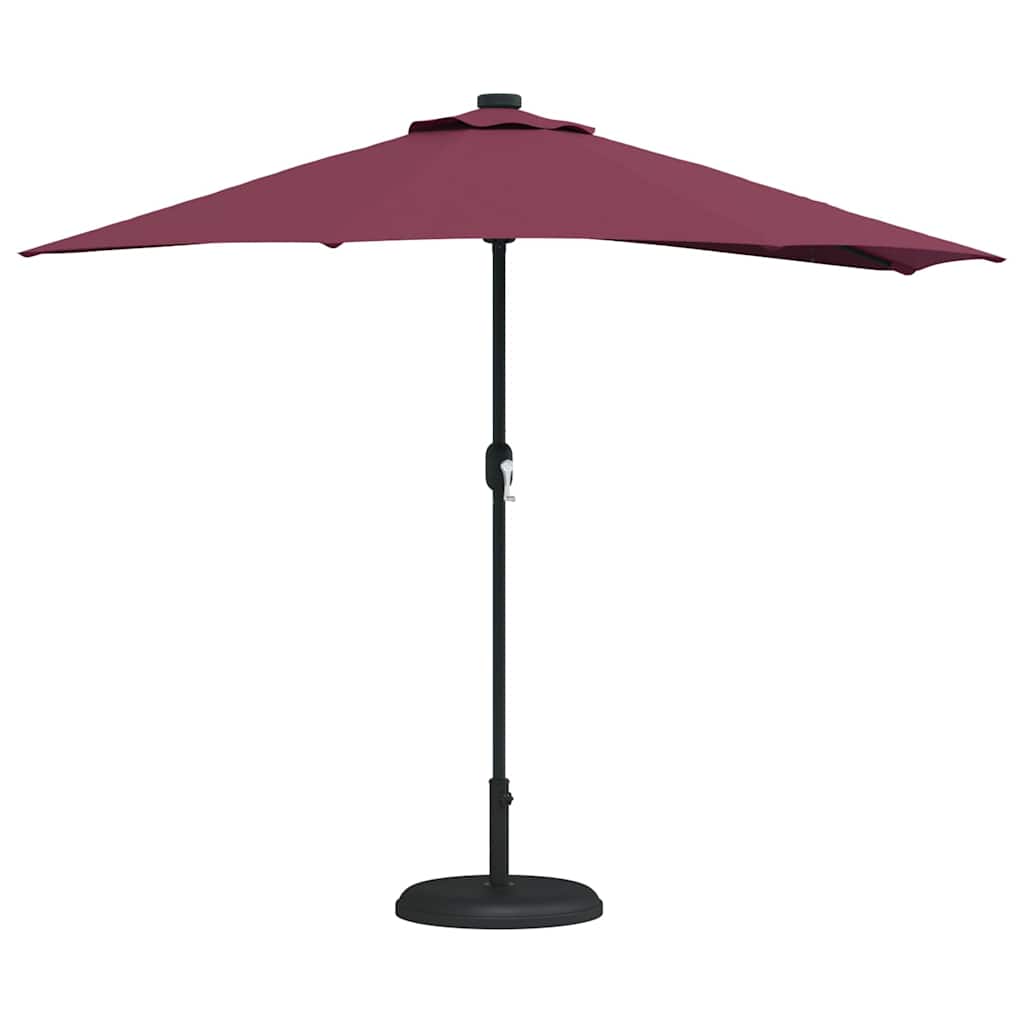Havesol 294 x 150 x 224 cm Polyester og Stål Bordeaux Rød