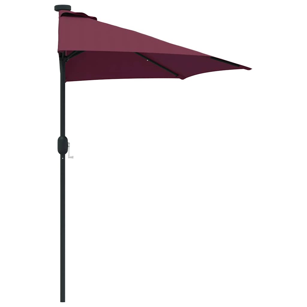 Havesol 294 x 150 x 224 cm Polyester og Stål Bordeaux Rød