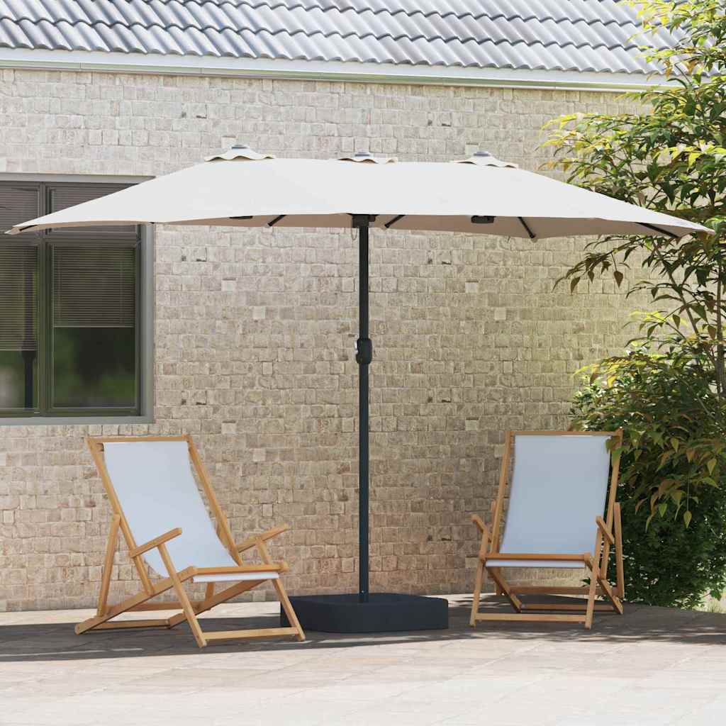 Havesol Sandfarvet 385 x 209 x 244 cm Polyester og Stål
