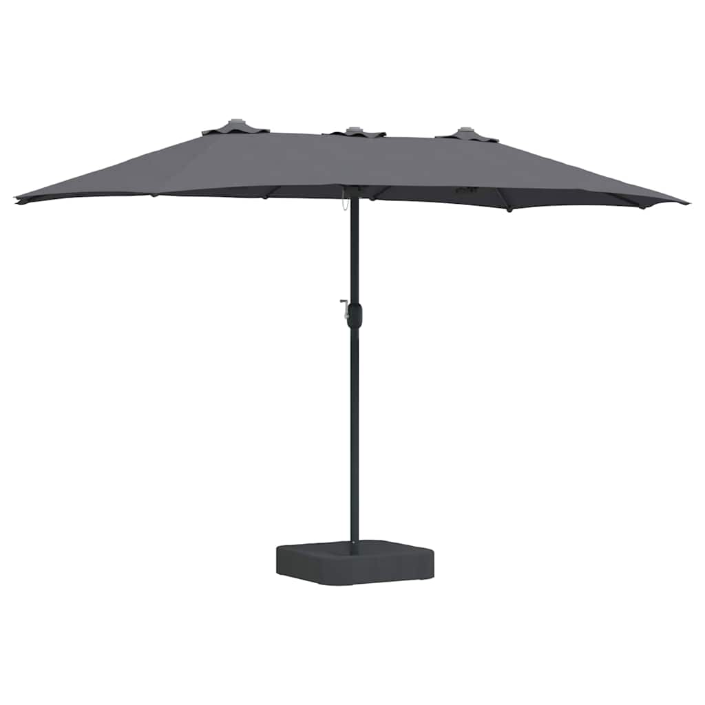 Havesol Antracit 385 x 209 x 244 cm Polyester og Stål