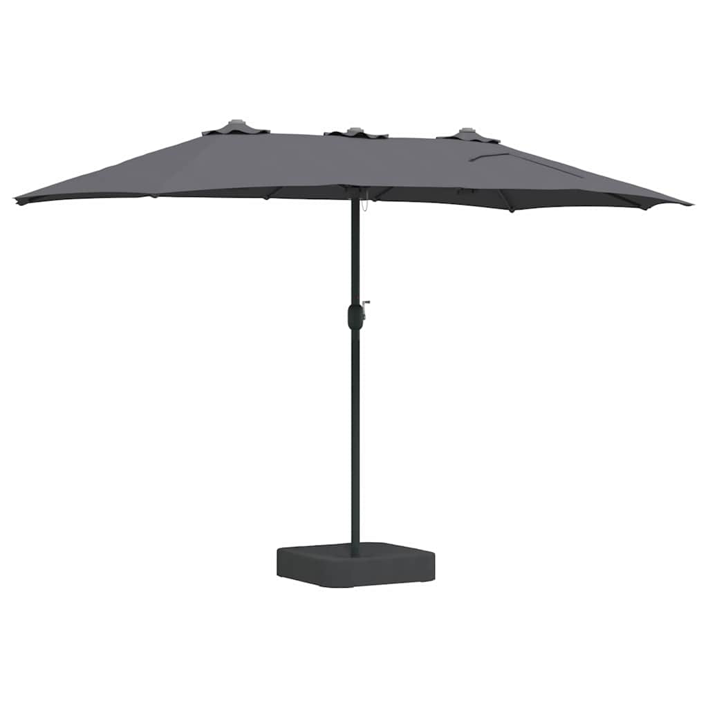 Havesol Antracit 385 x 209 x 244 cm Polyester og Stål