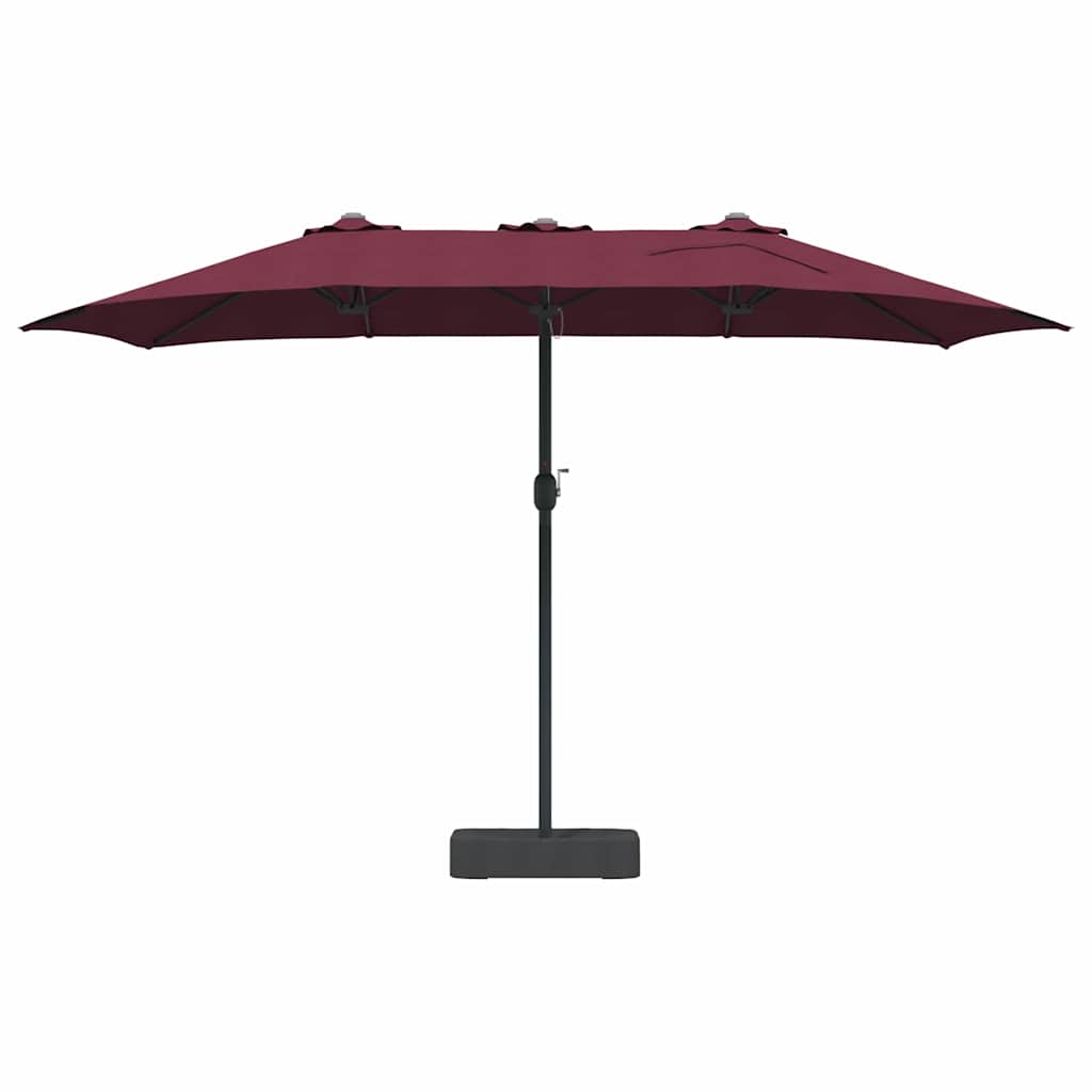 Havesol Bordeaux Rød 385 x 209 x 244 cm Polyester og Stål