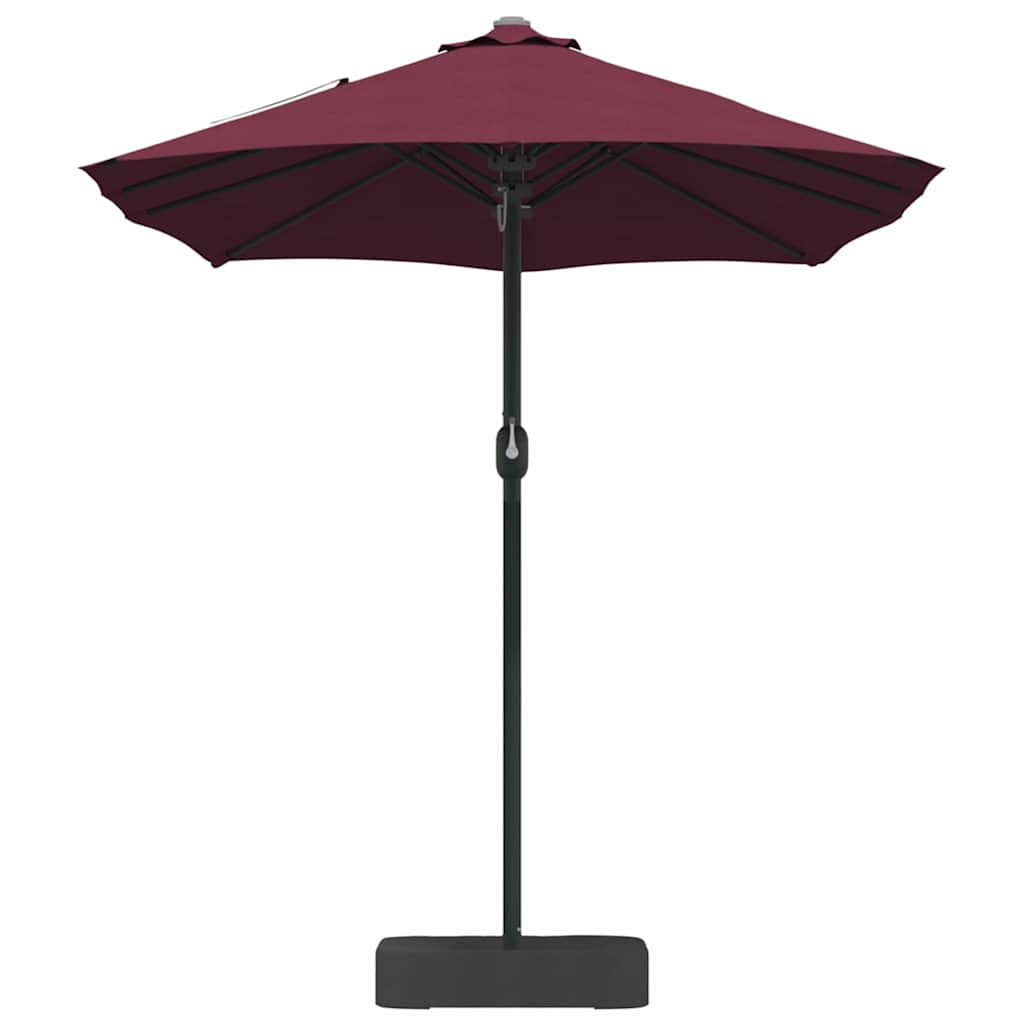 Havesol Bordeaux Rød 385 x 209 x 244 cm Polyester og Stål