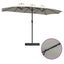 Havesol Sand og Antracit 385 x 209 x 244 cm Polyester