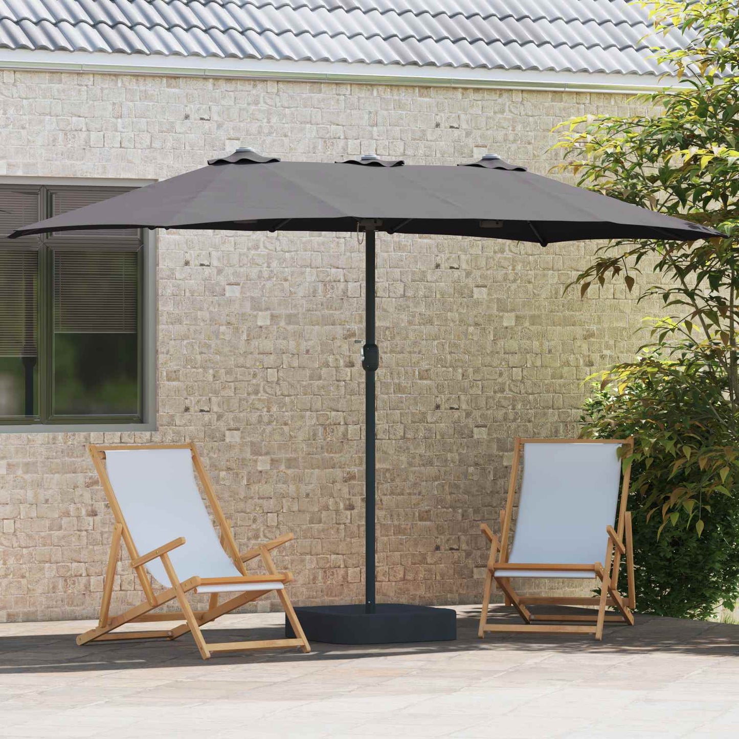 Havesol Antracit 385 x 209 x 244 cm Polyester
