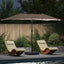 Havesol 385 x 209 x 244 cm Polyester Gråbrun