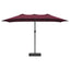 Havesol Bordeaux Rød 385 x 209 x 244 cm Polyester