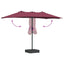 Havesol Bordeaux Rød 385 x 209 x 244 cm Polyester