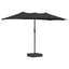 Havesol Sort 385 x 209 x 244 cm Polyester
