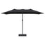 Havesol Sort 385 x 209 x 244 cm Polyester